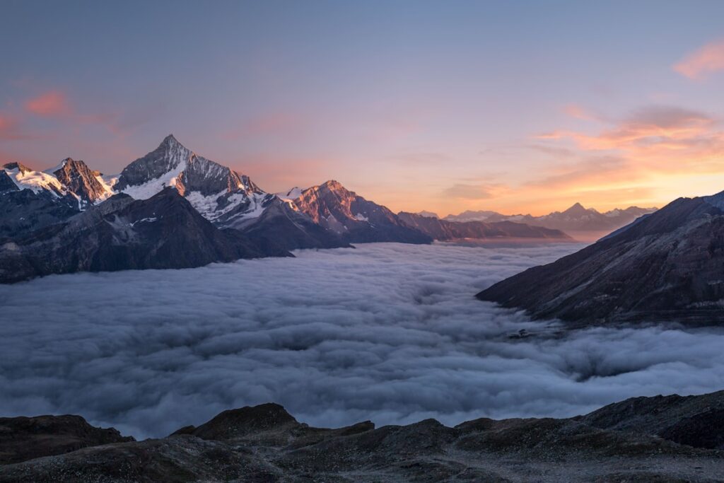 person doing morning routine stretching at sunrise